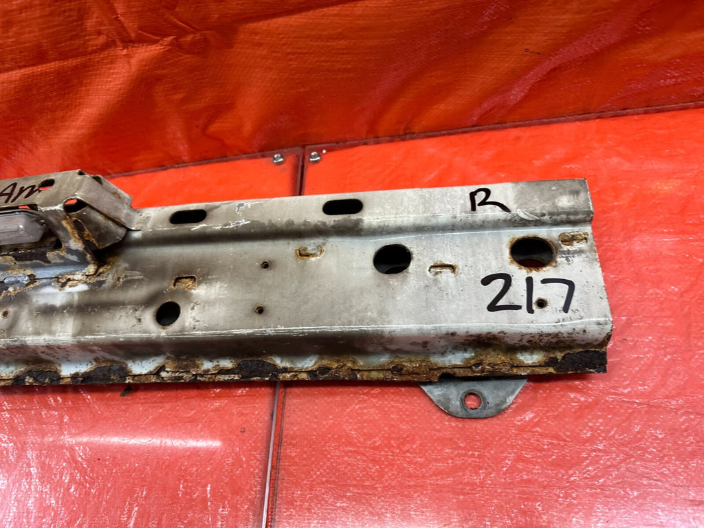 08 15 LANCER EVOLUTION X EVO 10   REAR CRASH BEAM REINFORCEMENT RE BAR   OEM 2172