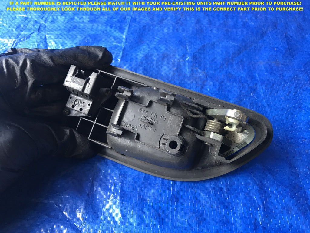 OEM 1994 1995 1996 HONDA ACCORD SEDAN PASSENGER RIGHT REAR INTERIOR DOOR HANDLE 1