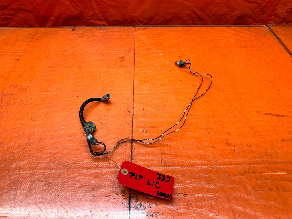 92 95 HONDA CIVIC 2D COUPE   REAR LICENSE PLATE LIGHT WIRE HARNESS   OEM #3330