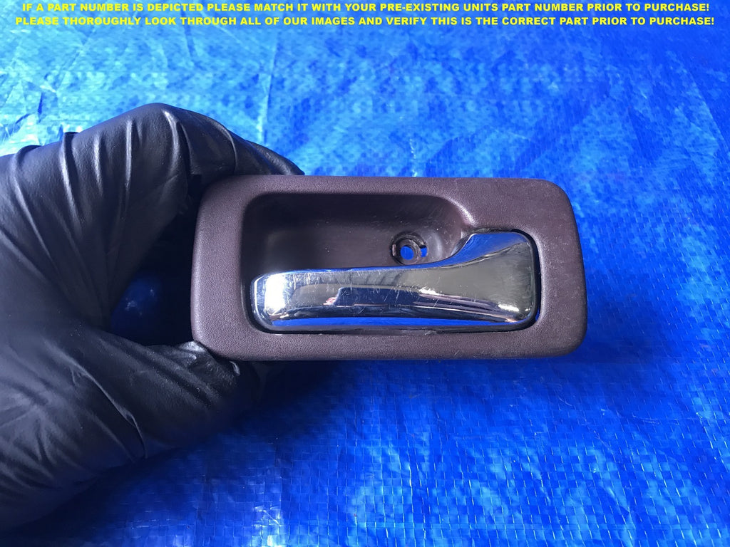 OEM 1990 1991 1992 HONDA ACCORD SEDAN PASSENGER REAR RIGHT INTERIOR DOOR HANDLE 0