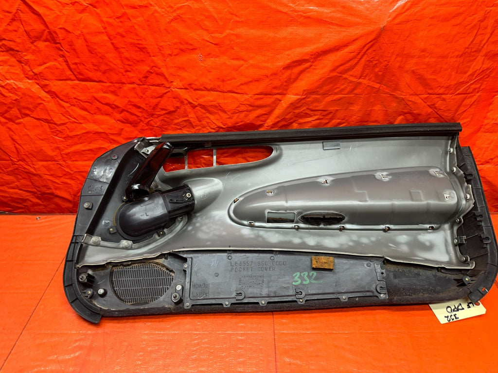 92 96 HONDA PRELUDE LEFT DRIVER DOOR PANEL CARD INSERT LINER OEM #3329