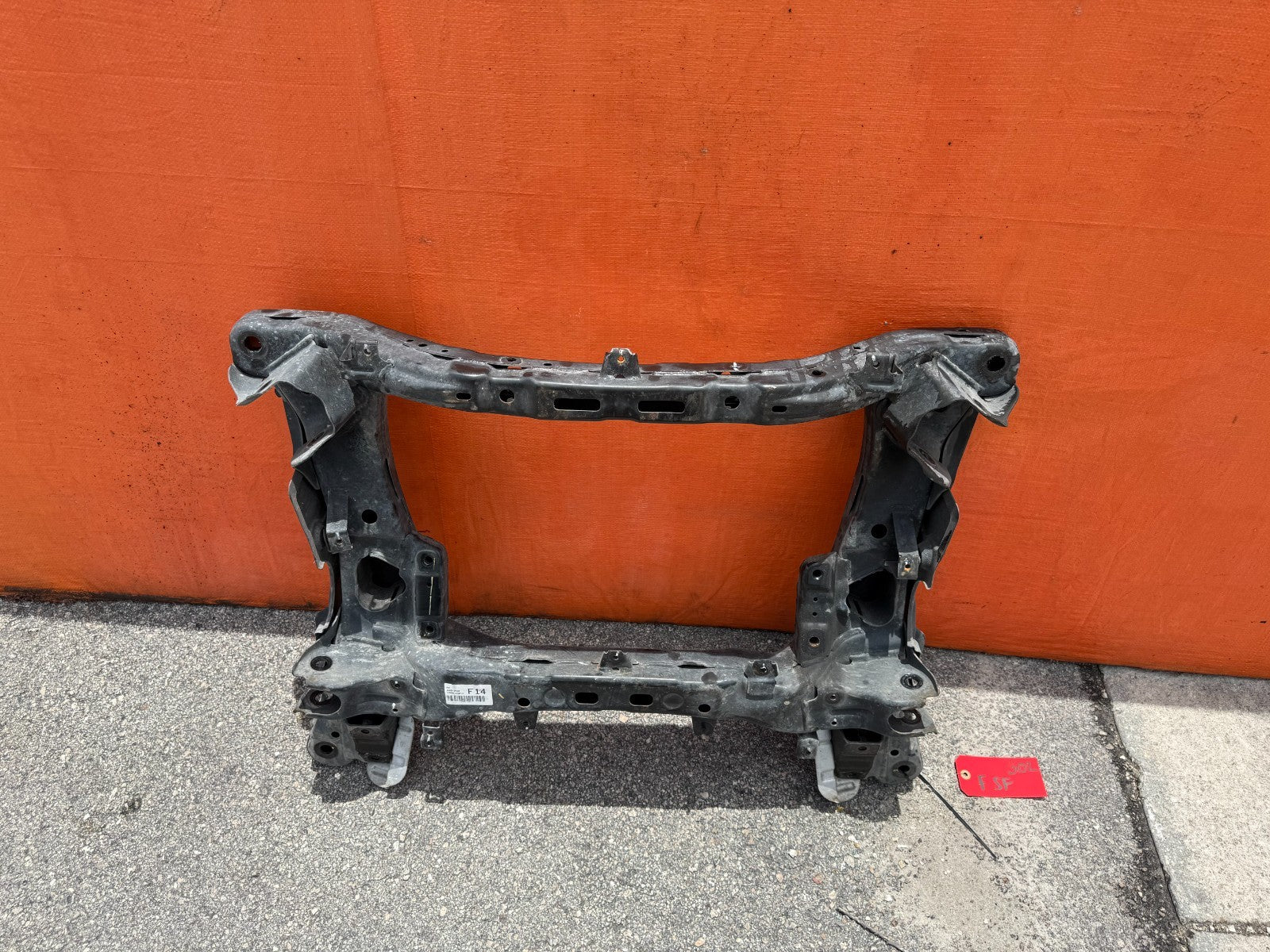 13 16 HYUNDAI GENESIS COUPE FRONT SUBFRAME CROSSMEMBER K FRAME ENGINE CRADLE OEM9