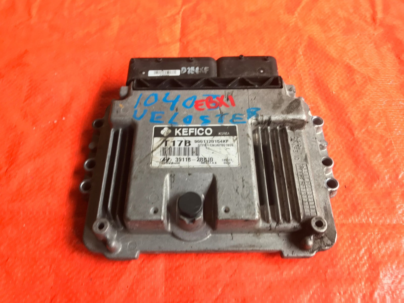OEM 2013 13 HYUNDAI VELOSTER ENGINE COMPUTER ECU ECM EBX   PART # 39118 2BBJ00