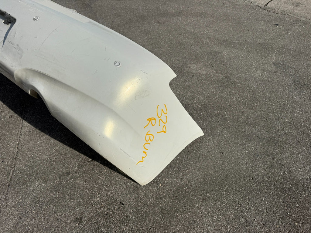 09 15 INFINITI G37 Q60 CONVERTIBLE REAR BUMPER COVER WITH SENSORS OEM #3294