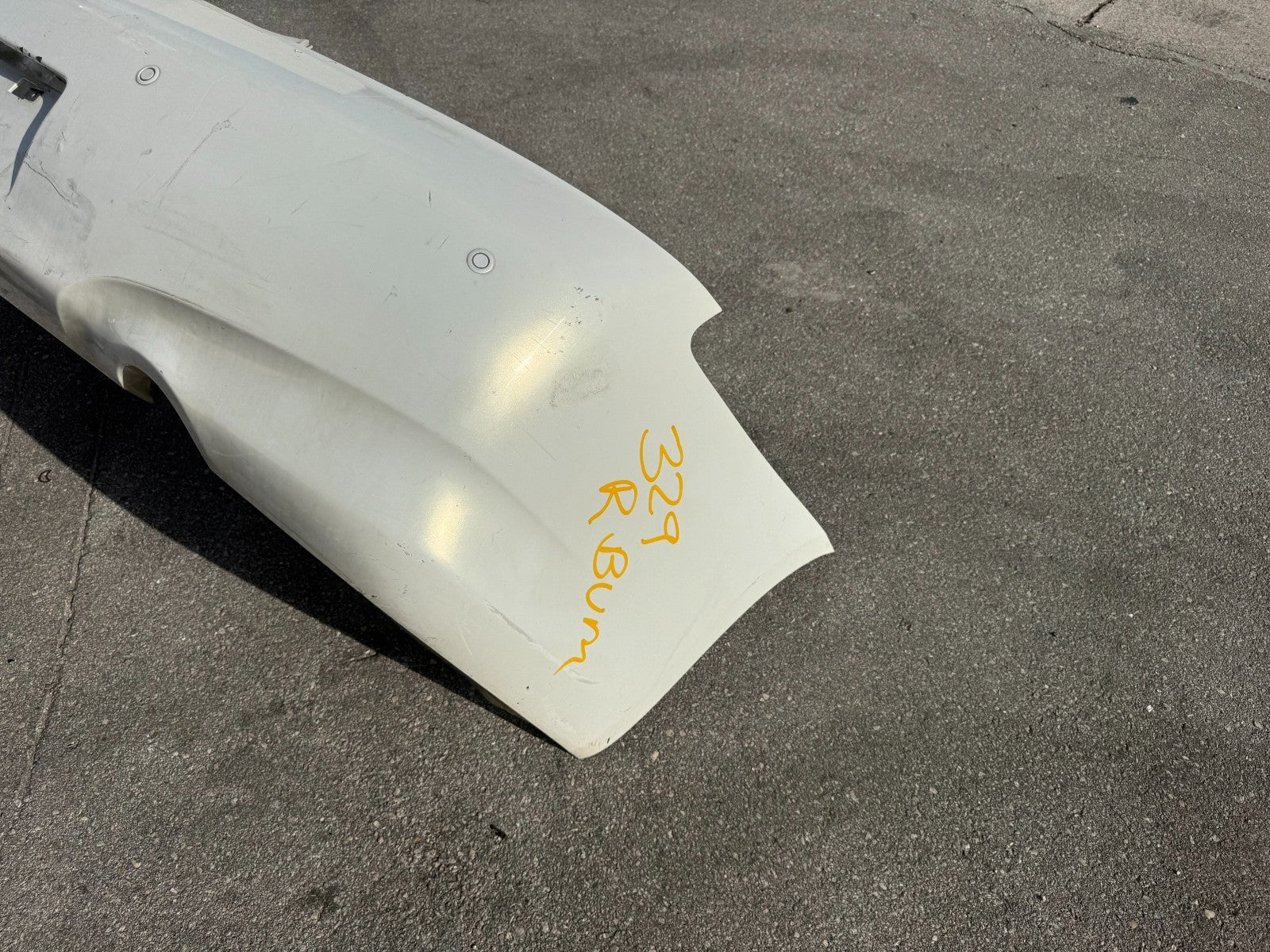 09 15 INFINITI G37 Q60 CONVERTIBLE REAR BUMPER COVER WITH SENSORS OEM #3294