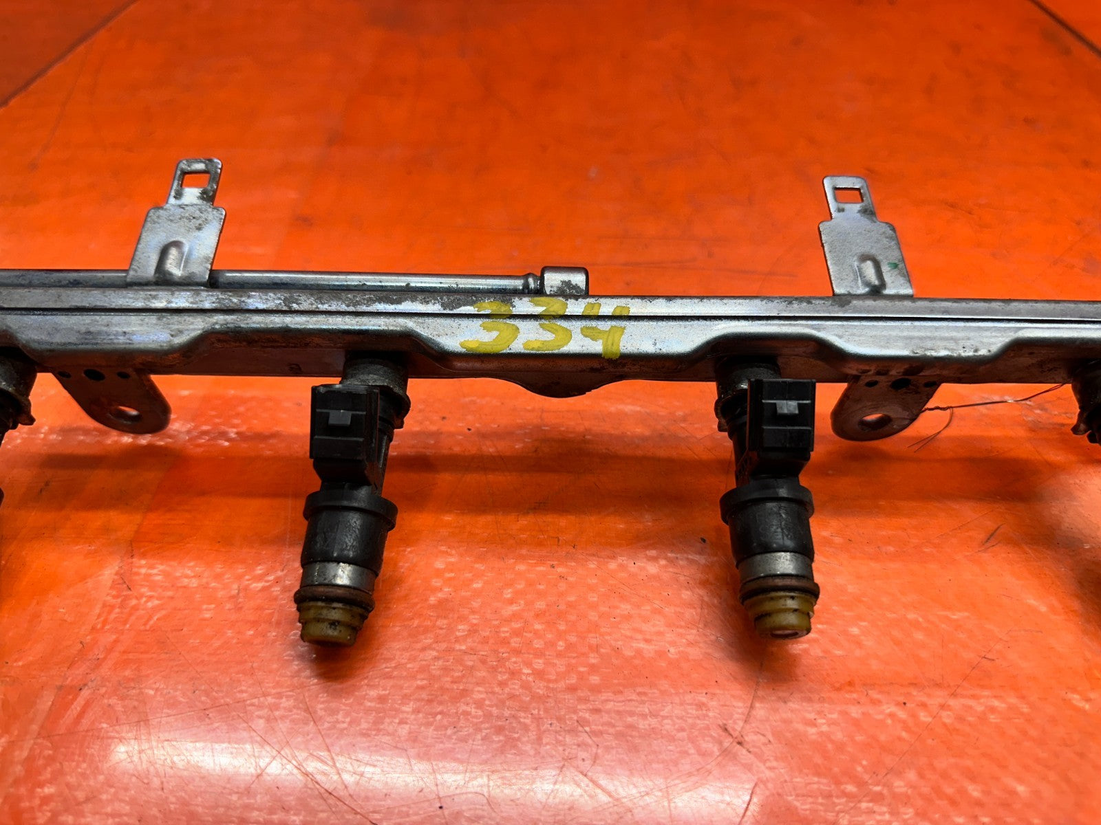 13 15 HONDA CIVIC SI 2.4L K24Z7 FUEL RAIL TUBE W/ INJECTORS ASSEMBLY OEM #3345