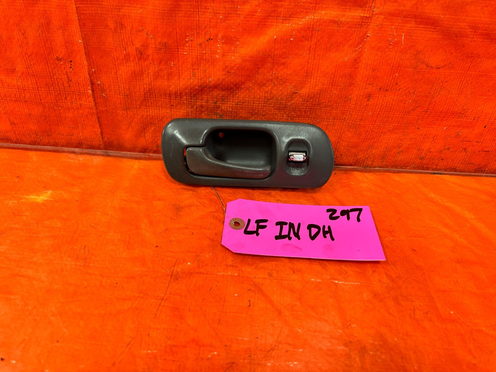 96 00 HONDA CIVIC 4D SEDAN EX LX DRIVER LEFT FRONT INTERIOR DOOR HANDLE OEM #2970