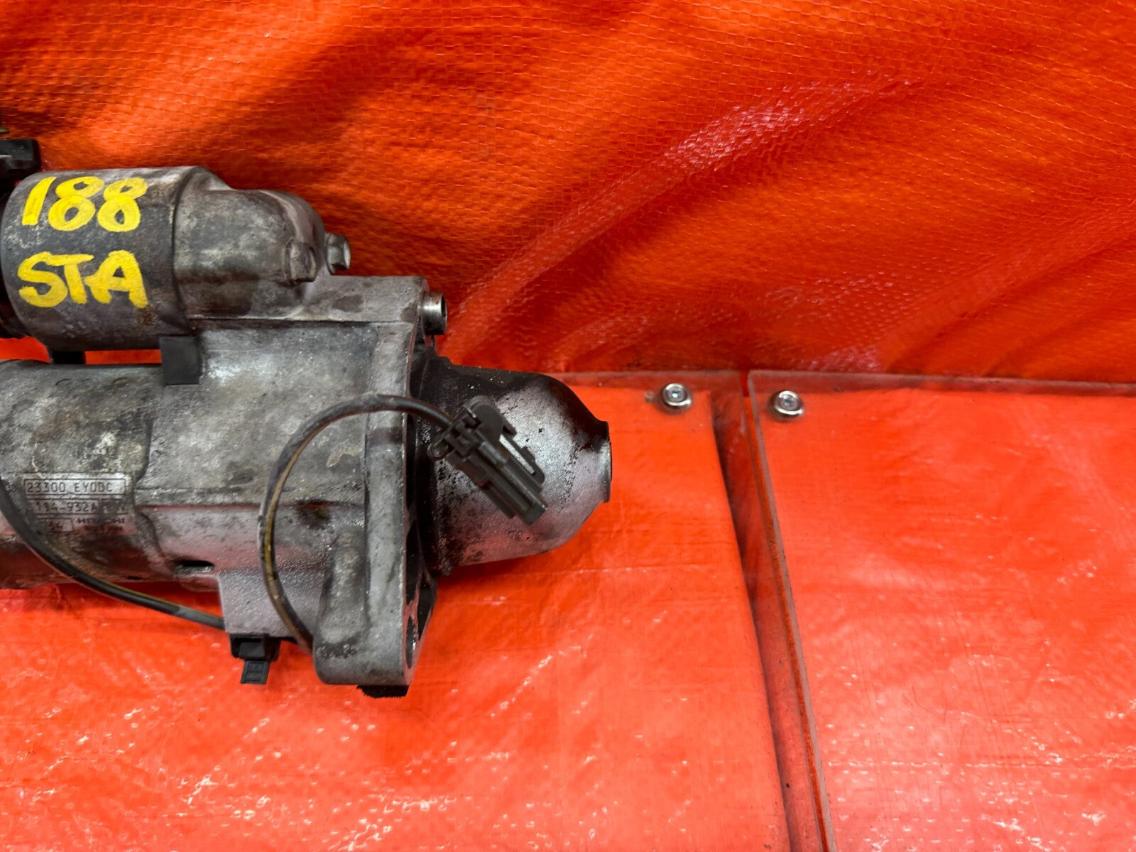 08 13 INFINITI G37   ENGINE MOTOR STARTER   MANUAL TRANSMISSION   OEM #1884