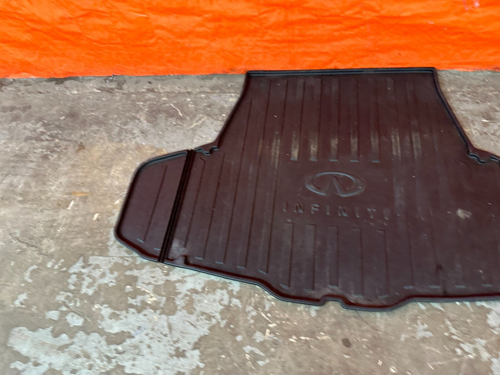 14 20 INFINITI Q50   ALL SEASON / WEATHER   REAR TRUNK MAT LINER LINING OEM #2157