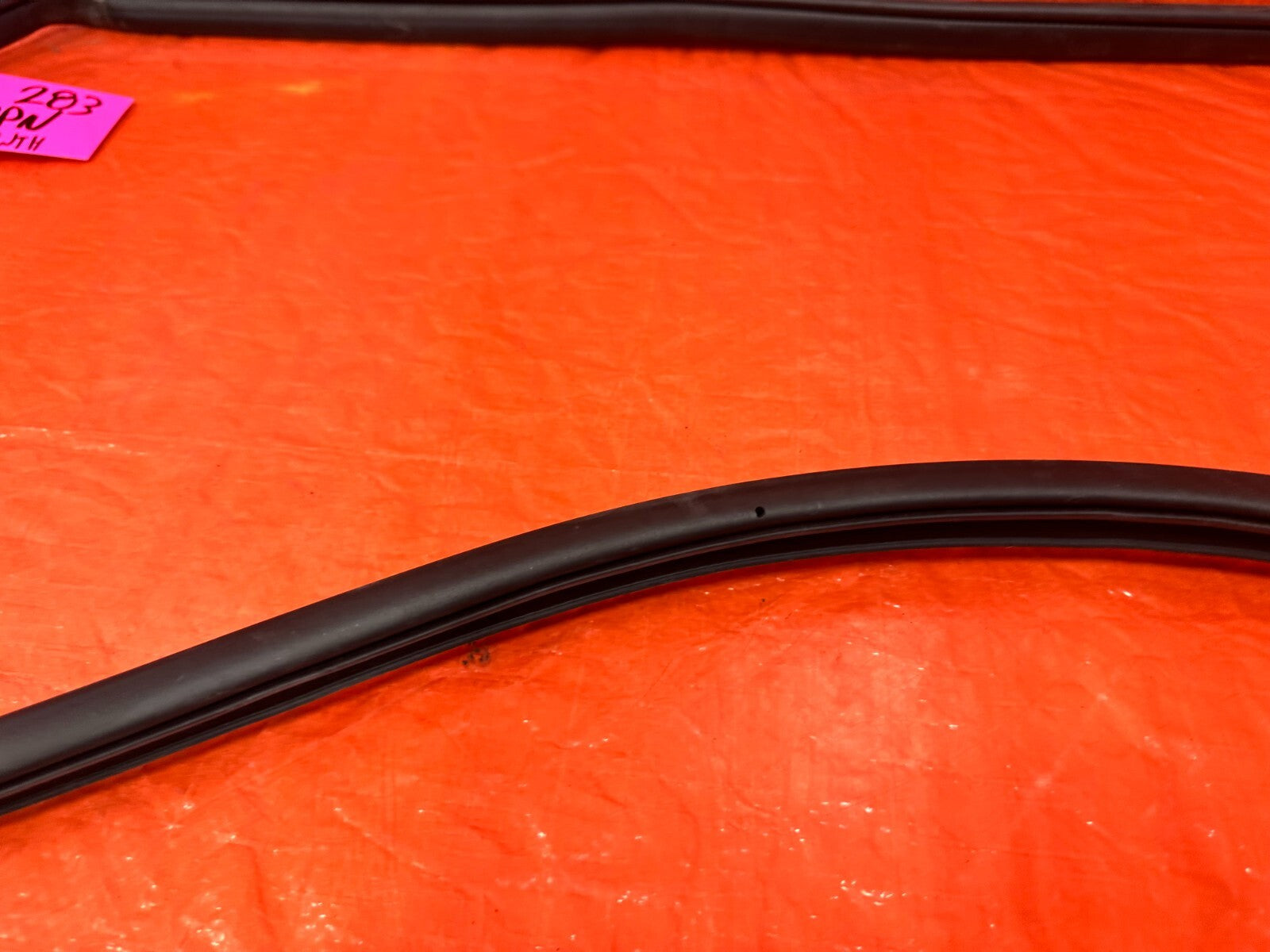 08 14 SUBARU WRX WAGON   CHASSIS TO DOOR OPEN TRIM WEATHER STRIP RIGHT REAR #2837