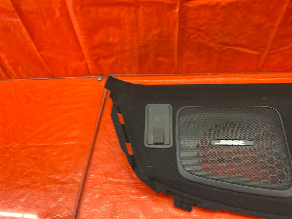 08 15 INFINITI G37 Q60 COUPE REAR SPEAKER COVER TRAY TRUNK LINING LINER TRIM 1698