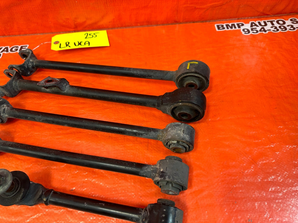 04 08 ACURA TSX   DRIVER LEFT REAR   LOWER UPPER MIDDLE   CONTROL ARMS   OEM 2558