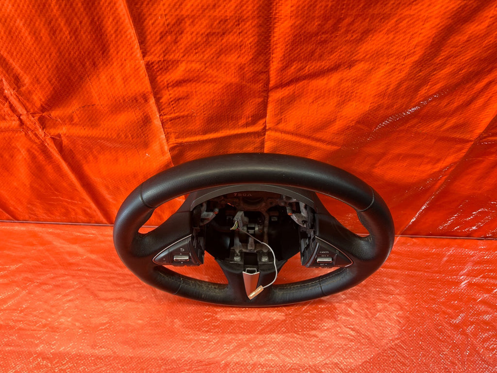 2016 16 INFINITI Q50 RED SPORT 400 RWD   STEERING WHEEL   NON HEATED   OEM #1149