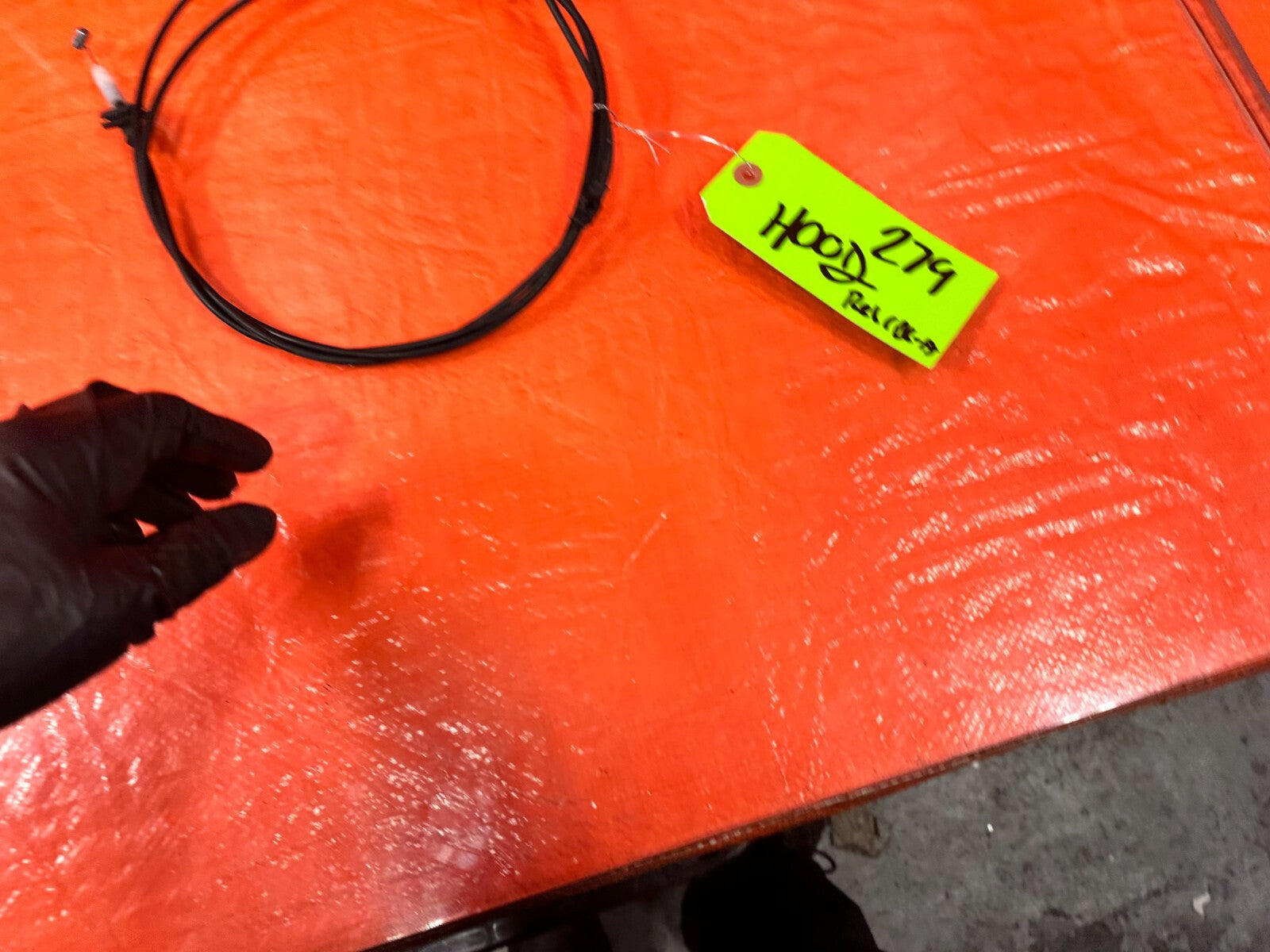 09 14 ACURA TSX   HOOD RELEASE WIRE CABLE    OEM FACTORY 2794