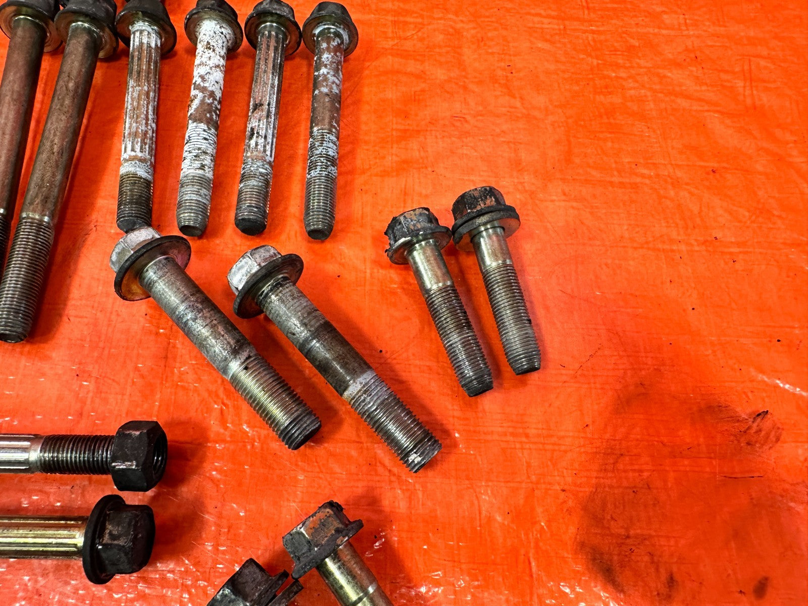97 01 HONDA PRELUDE   REAR SUBFRAME CROSSMEMBER CARRIER BOLTS   OEM #3233