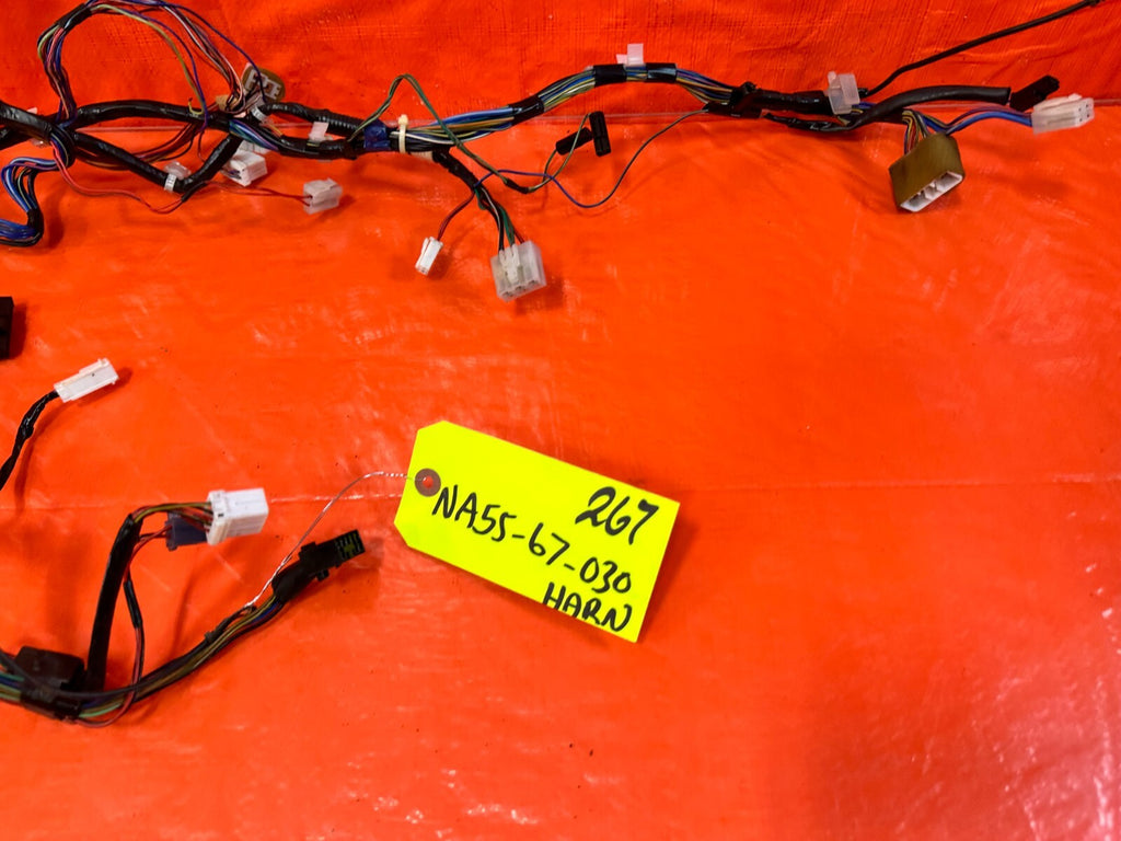90 93 MAZDA MX 5 MIATA M/T INSTRUMENT GAUGE CLUSTER WIRING HARNESS WIRE LOOM 2676