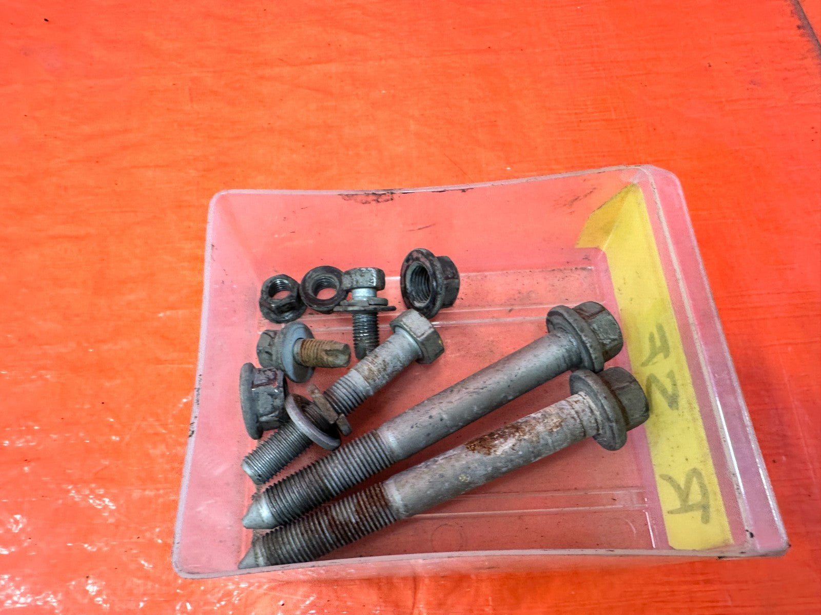 13 16 HYUNDAI GENESIS COUPE 3.8L   REAR SUBFRAME BOLTS HARDWARE   OEM  3182