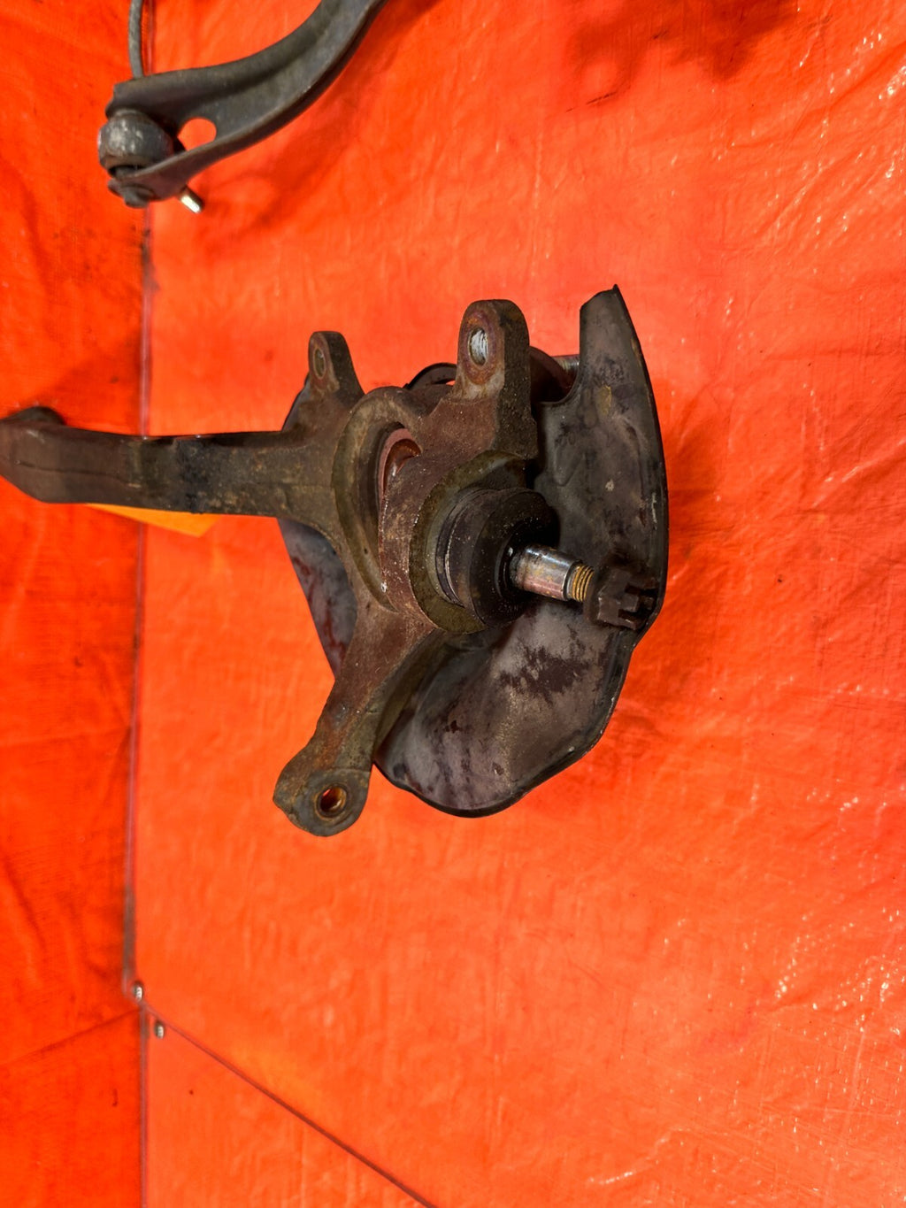 93 97 HONDA DEL SOL S & SI DRIVER LEFT FRONT SPINDLE KNUCKLE HUB & ARMS OEM #29512