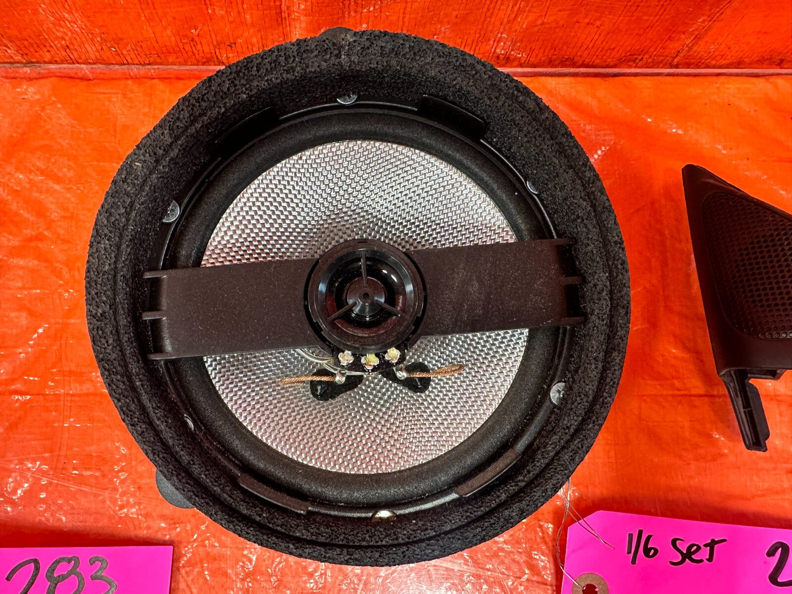 08 14 SUBARU IMPREZA WRX STi SEDAN SPEAKER CONVERSION SET TWEETERS FRONT REAR 832