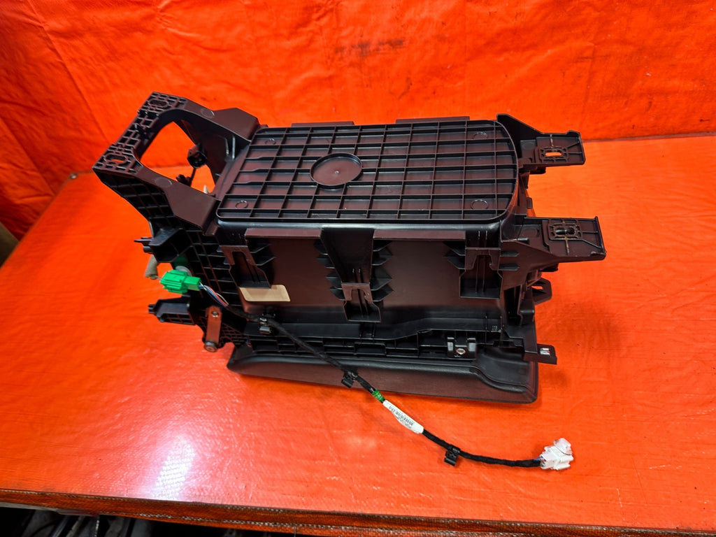 18 22 HONDA ACCORD   BLACK LEATHER ARM REST CENTER CONSOLE STORAGE OEM #32412