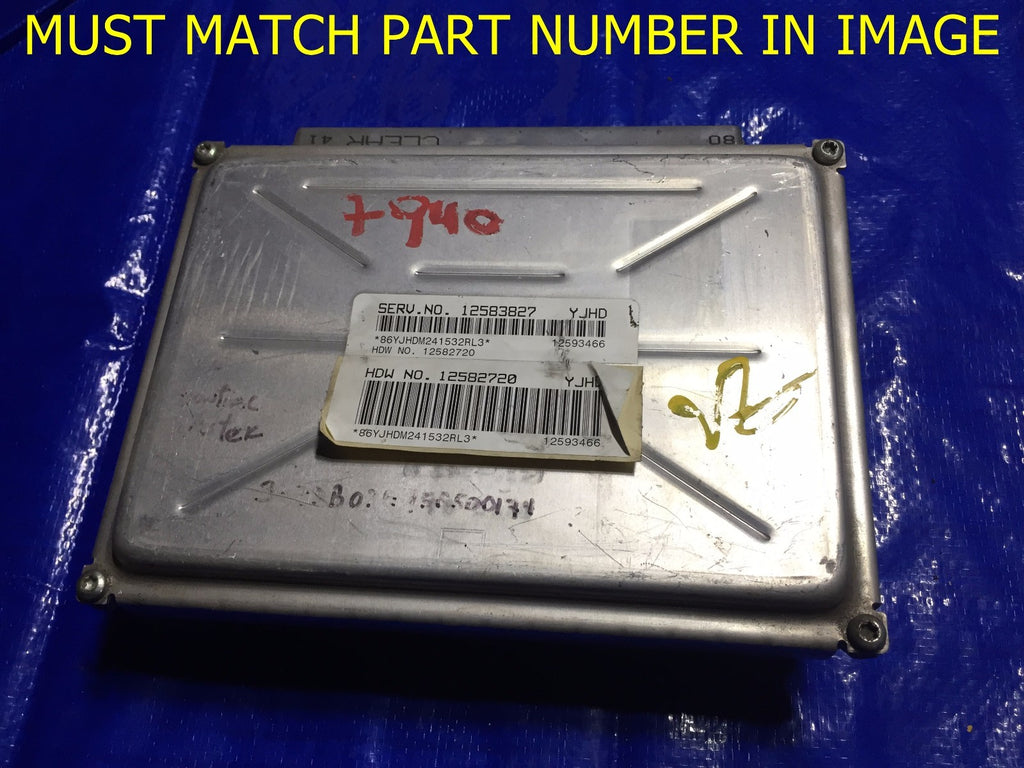 OEM ENGINE COMPUTER ECU ECM BRAIN EBX MODULE 12583827 YJHD0