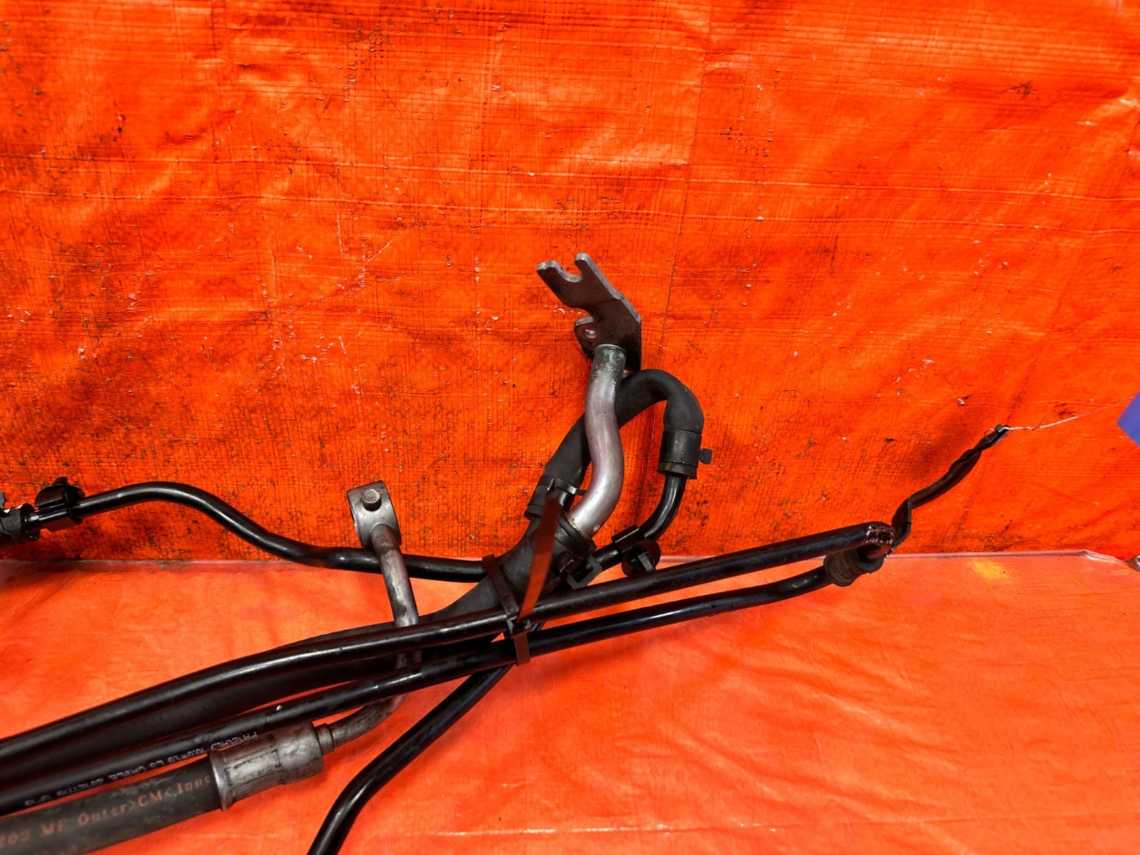 12 14 HYUNDAI GENESIS COUPE BK2 2.0L POWER STEERING LINES W/ RESERVOIR TANK  3259