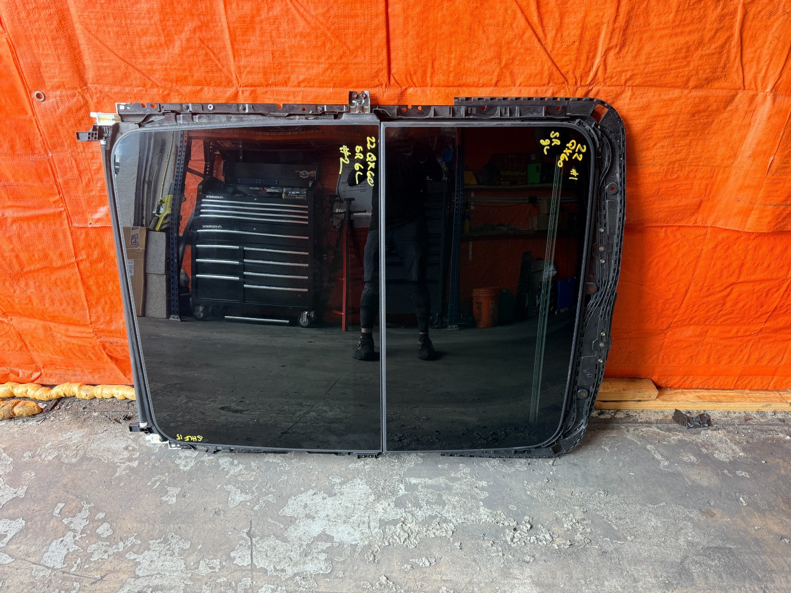2022-2026 INFINITI QX60 FRONT & REAR PANORAMIC SUNROOF ROOF GLASS PANEL OEM OE0