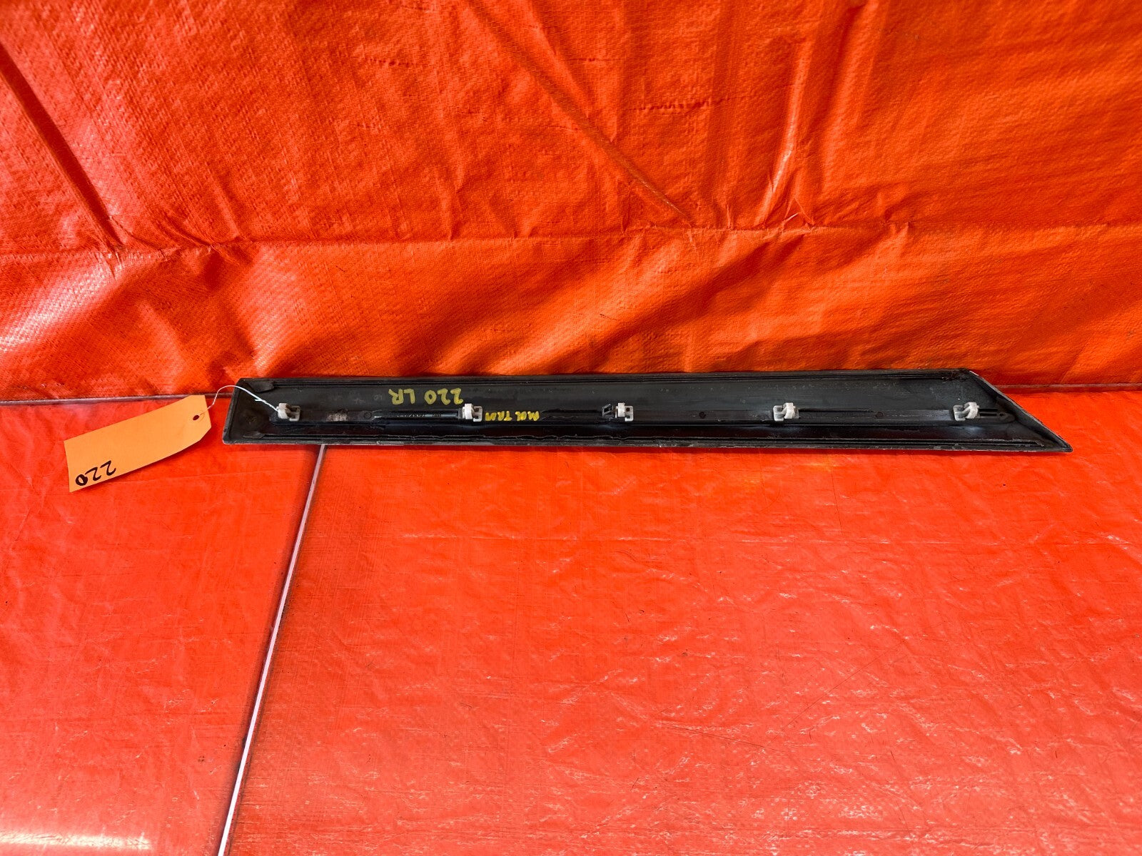 06 11 HONDA CIVIC SI 4D SEDAN   DOOR MOLDING IMPACT STRIP RIGHT REAR OEM #2205