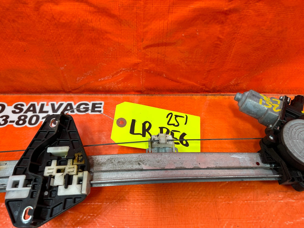 08 12 HONDA ACCORD SEDAN LEFT REAR    WINDOW REGULATOR W/ MOTOR   OEM #2514