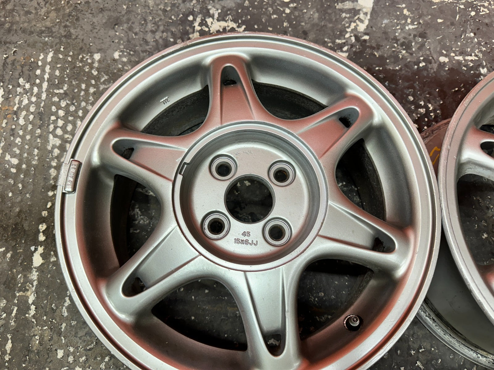 94 01 ACURA INTEGRA SNOWFLAKE WHEELS RIMS OEM FACTORY OE #2747