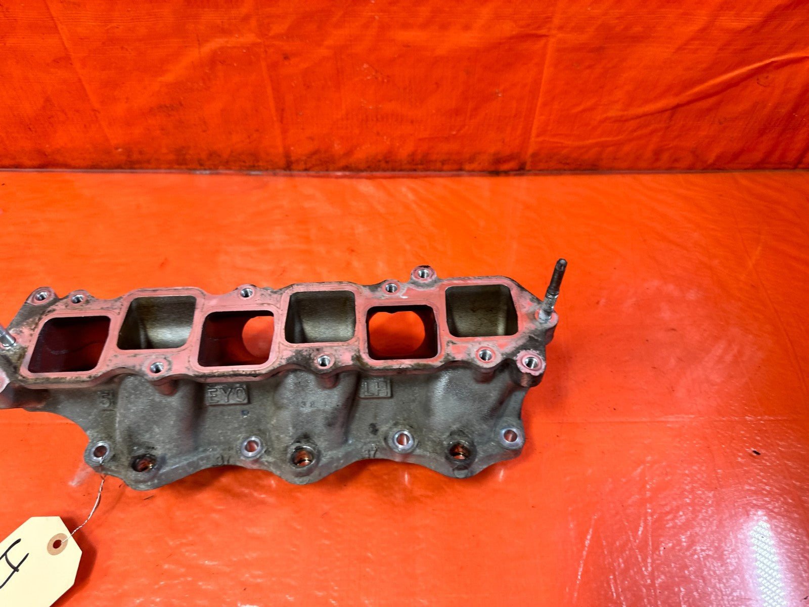 08 15 INFINITI G37 Q60 3.7L VQ37 UPPER ALUMINUM INTAKE MANIFOLD PLENUM #3293