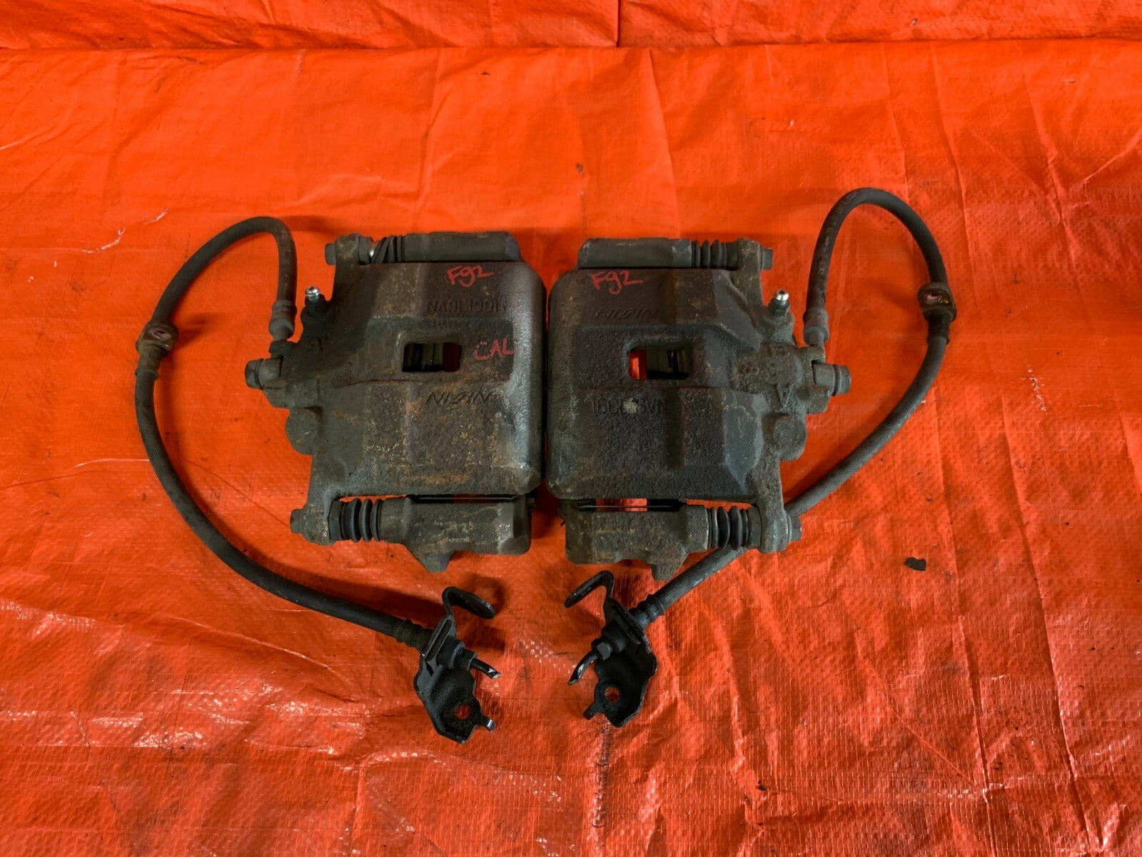 06 11 HONDA CIVIC SI   FRONT BRAKE CALIPER CALIPERS    LEFT AND RIGHT   OEM OE .0