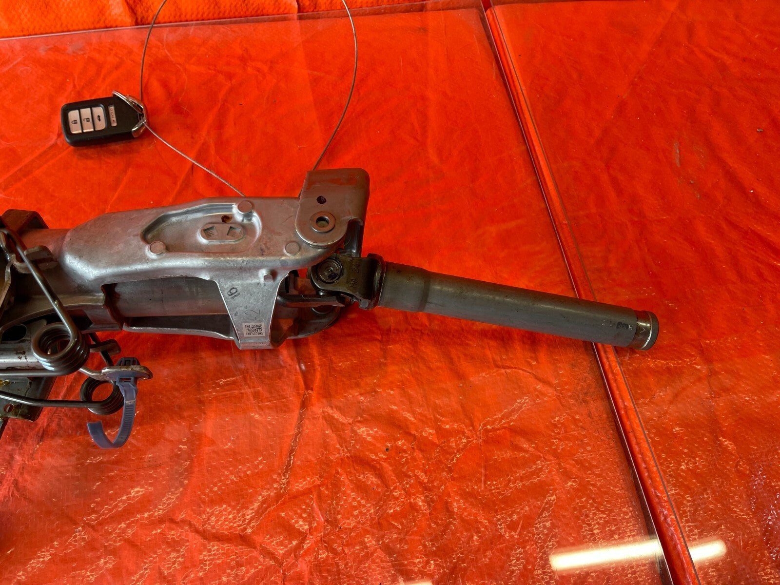 17 20 HONDA CIVIC   SI MODEL   STEERING COLUMN W/ STEERING LOCK AND KEY FOB #825
