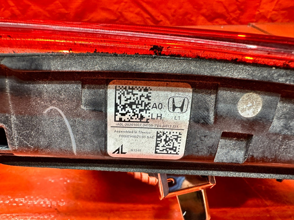 2018 2022 HONDA ACCORD LH DRIVER INNER TRUNK TAIL LIGHT LAMP ASSY OEM #20ACC7