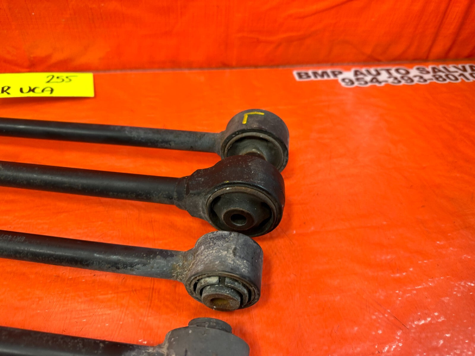 04 08 ACURA TSX   DRIVER LEFT REAR   LOWER UPPER MIDDLE   CONTROL ARMS   OEM 2556