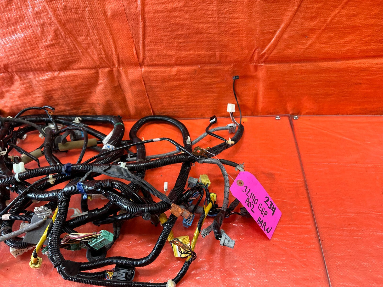 2006 06 ACURA TL   INTERIOR LOWER FLOOR WIRING HARNESS WIRE LOOM   OEM #2342