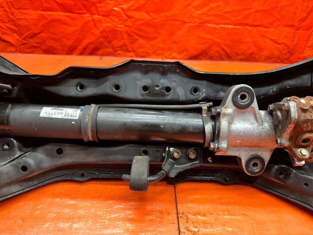 92 96 HONDA PRELUDE FRONT SUBFRAME REAR HALF W/ STEERING RACK  AS WELL OEM #33213