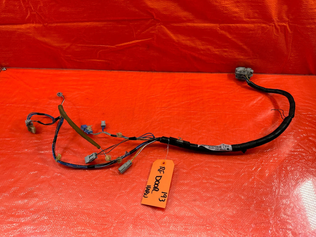 97 98 HONDA ODYSSEY LX   DOOR WIRING HARNESS WIRE LOOM PASSENGER RIGHT FRONT 1930