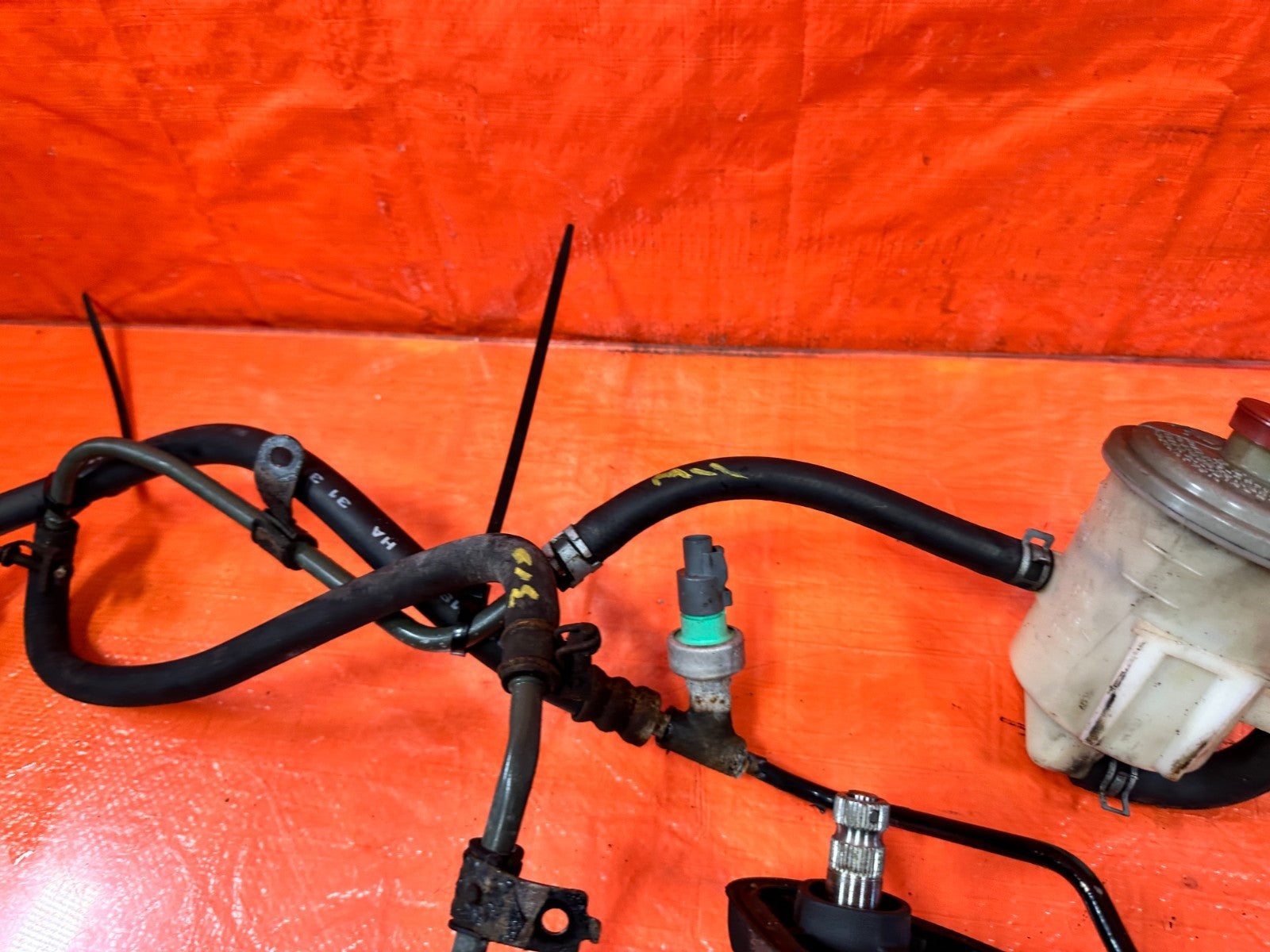 96 00 HONDA CIVIC   POWER STEERING LINES W/ RESERVOIR TANK COMPLETE OEM #3195