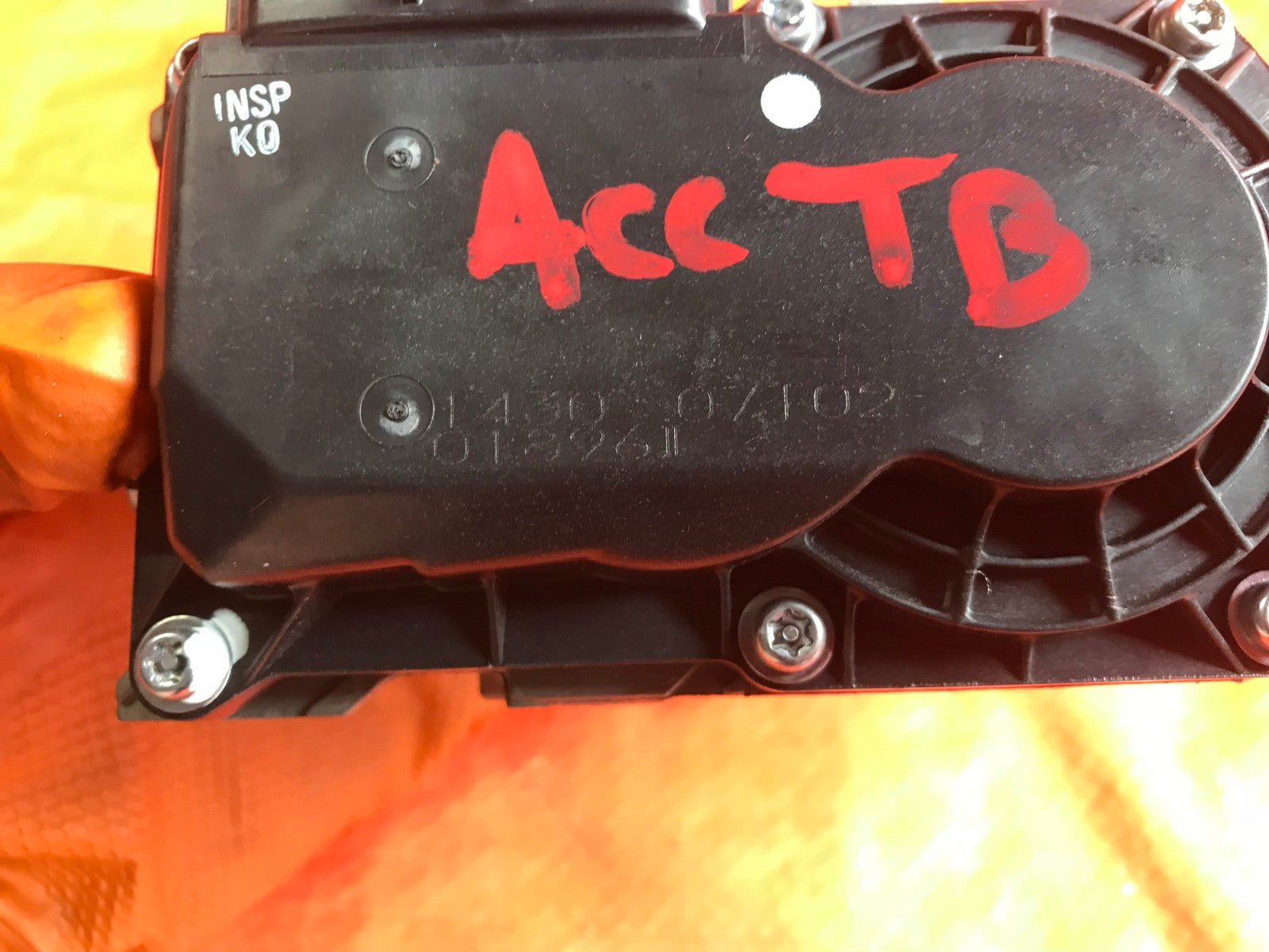 OEM 2016 16 HONDA ACCORD 4 CYLINDER 2.4L THROTTLE BODY ASSEMBLY3