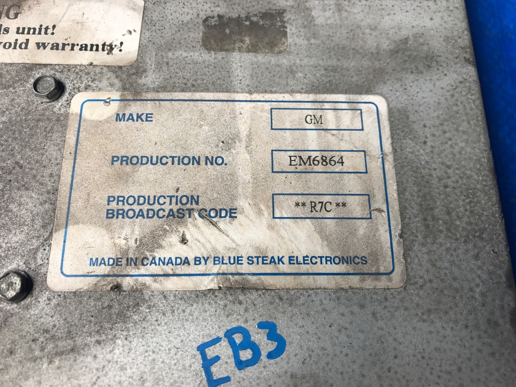 OEM GM ENGINE COMPUTER ECU ECM EBX   PART # EM68641