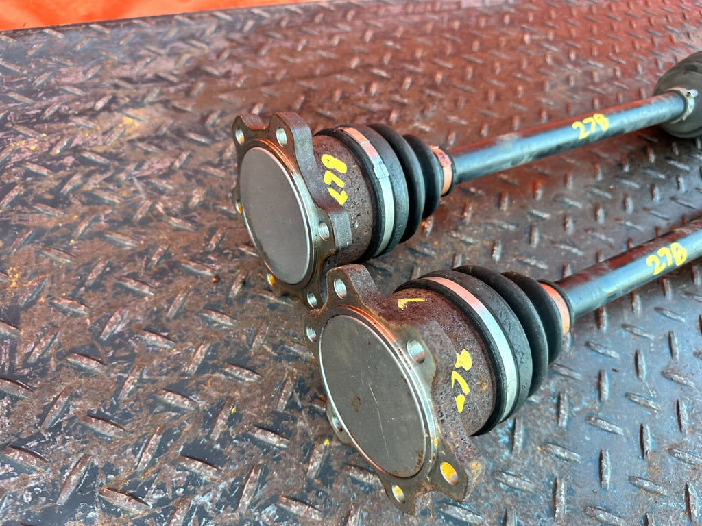 08 15 INFINITI G37 & Q60   LEFT & RIGHT   MANUAL STICK SHIFT AXLES   OEM #27810