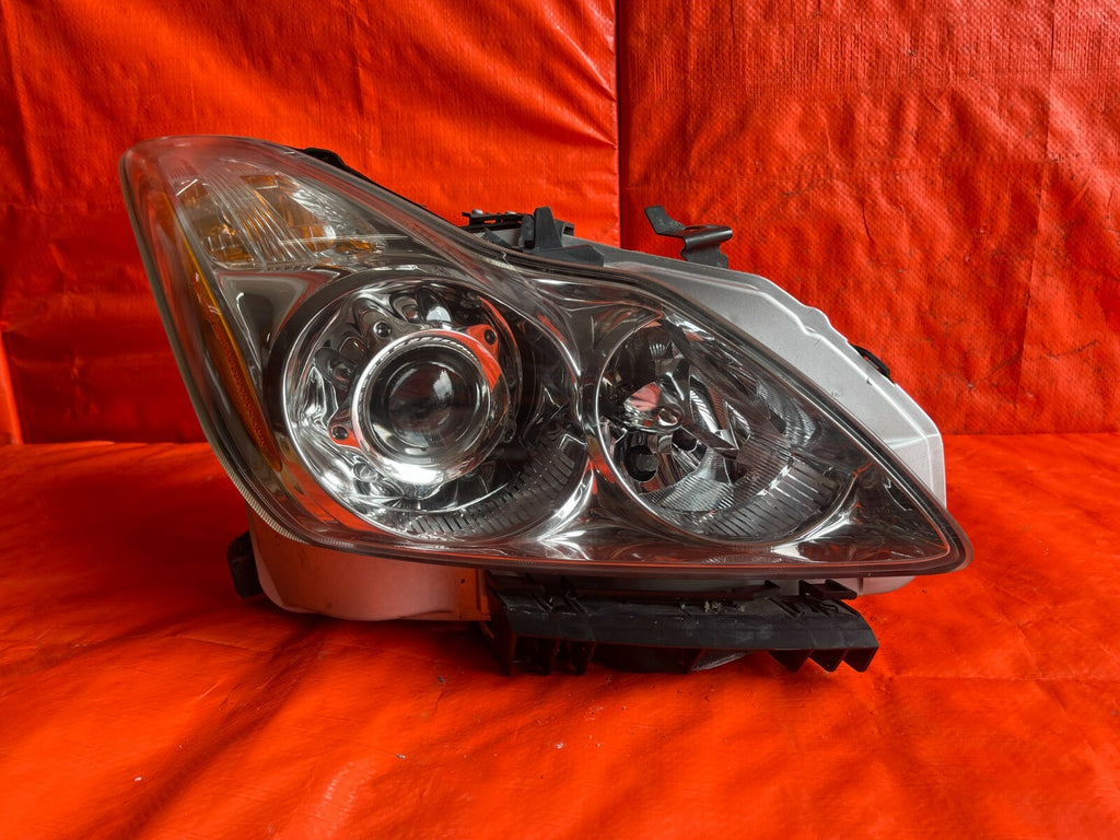 08 10 INFINITI G37 SPORT S COUPE  PASSENGER RIGHT HEADLIGHT HEADLAMP NON AFS OEM0