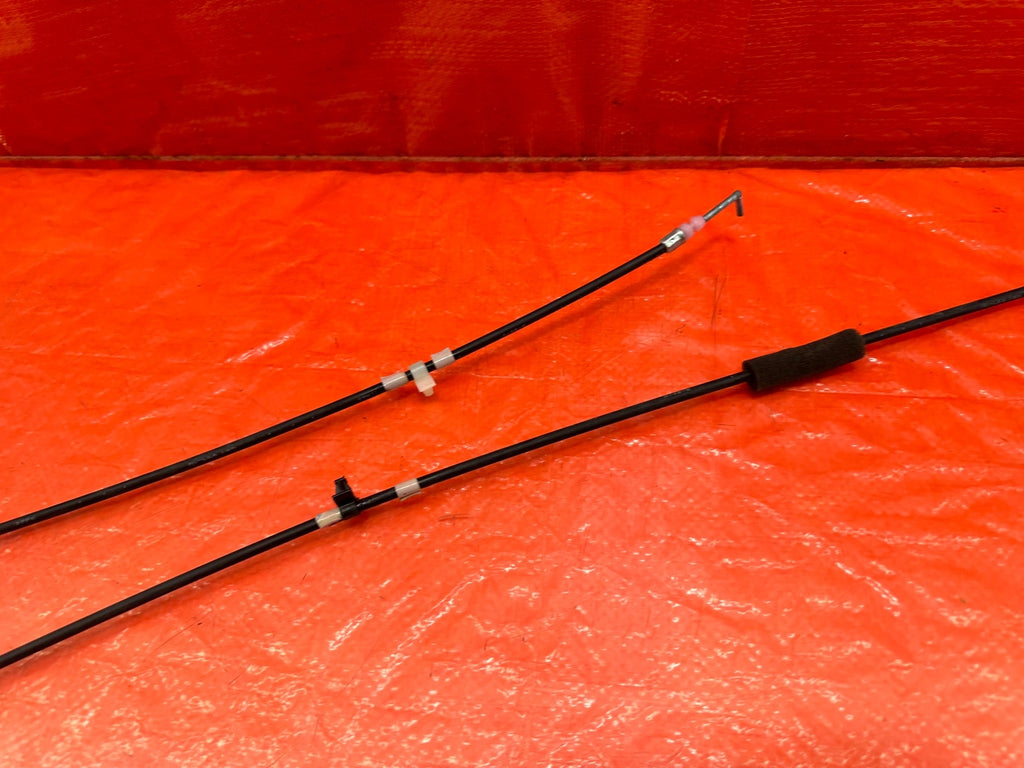 07 11 HONDA CIVIC SI SEDAN   LEFT & RIGHT REAR SEAT RELEASE PULL CABLES OEM #2034