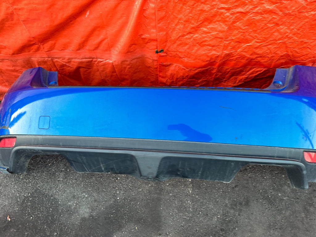 08 14 SUBARU IMPREZA WRX & STI WAGON   REAR BUMPER COVER   BLUE COLOR   OEM 2837