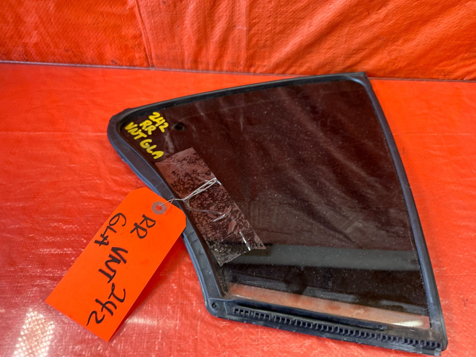 14 17 INFINITI Q50   QUARTER DOOR GLASS WINDOW   DRIVER LEFT REAR   OEM #2423