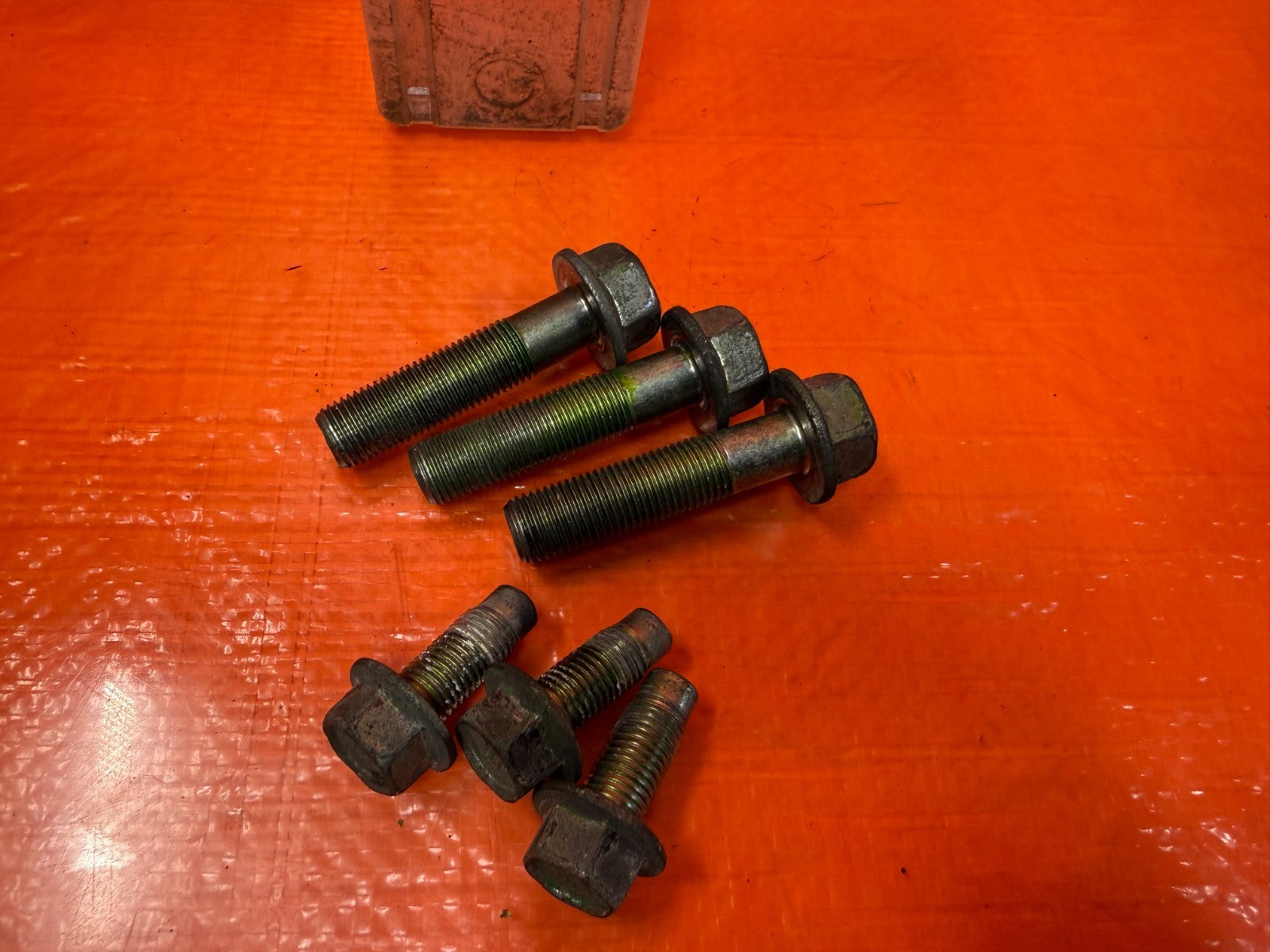 09 14 ACURA TSX   DRIVER LEFT ENGINE MOTOR MOUNT BOLTS HARDWARE   OEM #3210