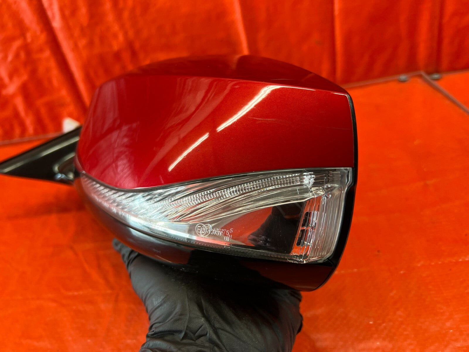14 20 INFINITI Q50   SIDE VIEW MIRROR DRIVER LEFT SIDE DYNAMIC SUNSTONE RED OEM7