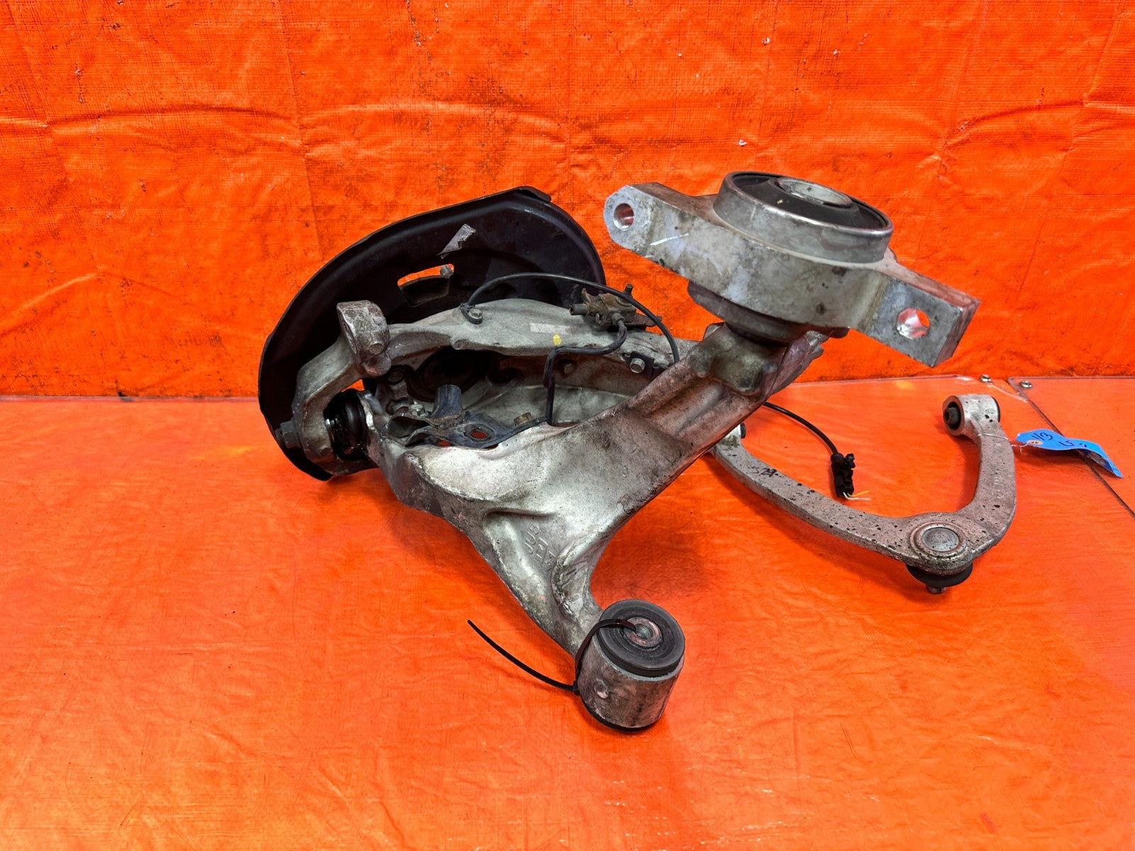08 15 INFINITI G37 Q60 RWD LEFT FRONT SPINDLE KNUCKLE UPPER LOWER ARMS #32914