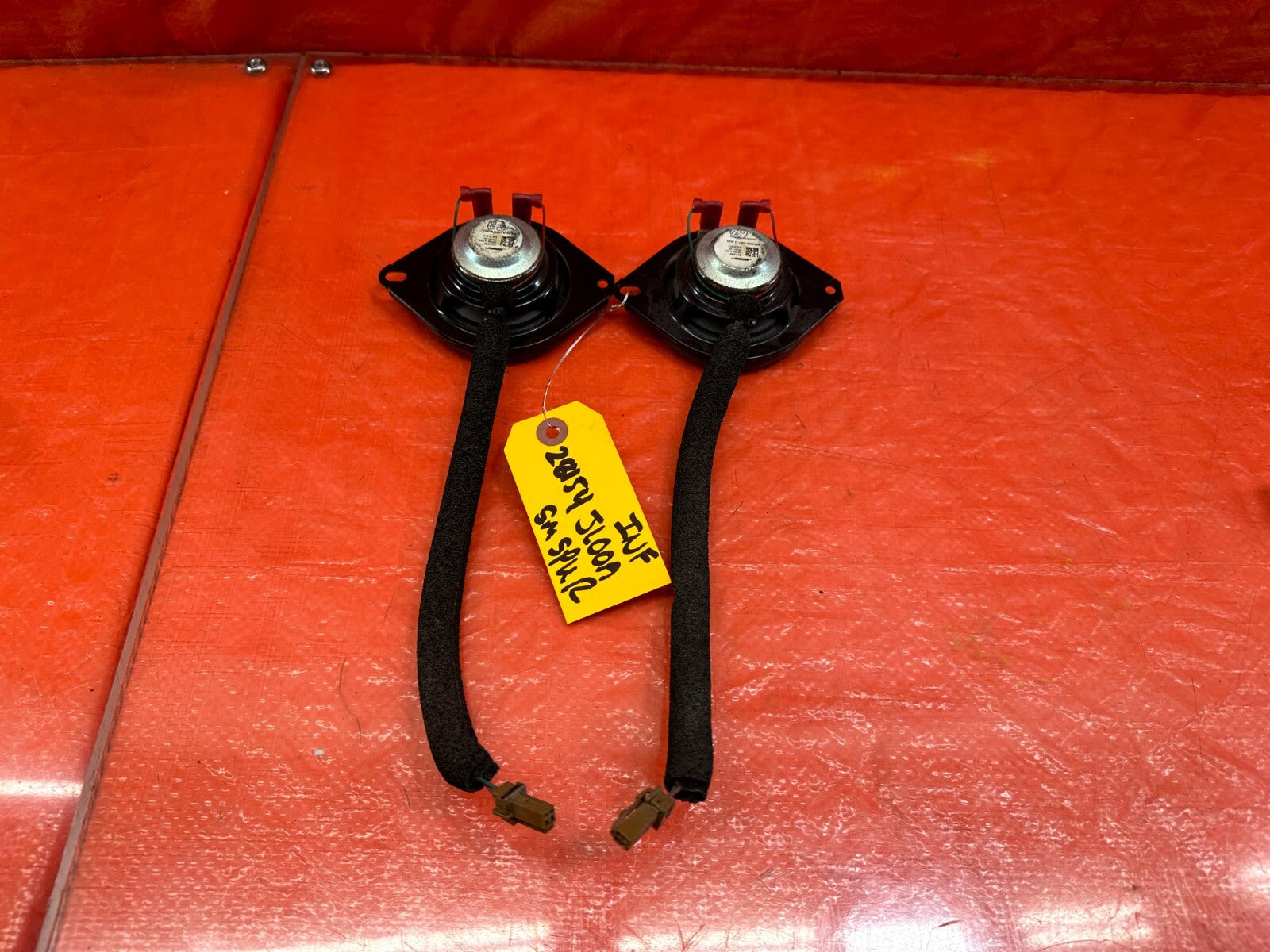 08 15 INFINITI G37 Q60 COUPE BOSE REAR QUARTER PANEL TRIM SPEAKERS LEFT + RIGHT9